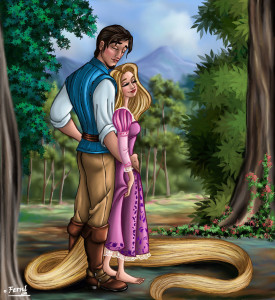 RAPUNZEL_AND_FLYNN_by_FERNL