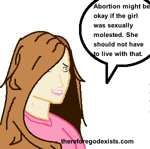 is abortion okay if the girl was raped? 1