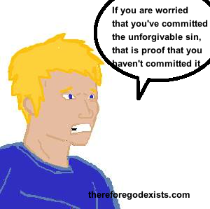 what is the unforgivable sin? 1